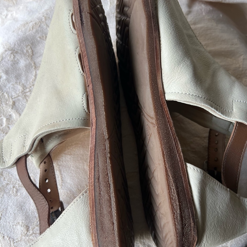 MIZ MOOZ Leather Sandal Found Linen Size 8 - Picture 5 of 6